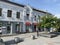 Vladivostok, Russia, May, 25, 2019. Chocolate shop in a historic building, Fokina street, 10. Vladivostok, Russia