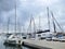 Vladivostok, Russia, September, 22. 2021.The yachts are moored in the Egersheld area. Russia, Vladivostok