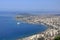 Vlora resort town, city embankment, beaches and the Adriatic Sea, Albania