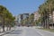 Vlore, Albania, Saturday 26 August 2023 walking in the central avenue with full on palm trees beautiful albanian places to live