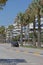 Vlore, Albania, Saturday 26 August 2023 walking in the central avenue with full on palm trees beautiful albanian places to live