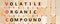 VOC volatile organic compound symbol. Concept words VOC volatile organic compound on beautiful wooden blocks. Beautiful wooden