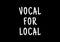 Vocal for local handwriting on black chalkboar