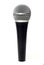 Vocal microphone close up isolated