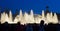 Vocal Montjuic fountain in Barcelona. Catalonia