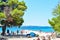 The Vodice beach, Croatia