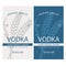 Vodka labels set