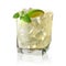 Vodka lime, gimlet in glass