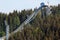 Vogtland Arena, a ski jumping venue in Klingenthal, Germany. It features some of the most modern architecture among World Cup