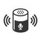 Voice Device Smart Assistant Icon on White Background. Vector