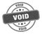 void stamp. void round grunge sign.