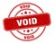 void stamp. void round grunge sign.