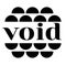 VOID stamp on white background