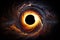 Into the Void: Ultra-Detailed Astrophotography of a Colorful Black Hole created with Generative AI technology