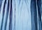 Voile curtain blue