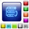 VoIP call color square buttons