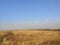 Vojvodina landscape arable fertile flat plain in autumn