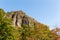 Volcanic cliff in Sandai of Japan