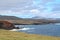 Volcanic coastal landscape in Easter Island, Chile, South America