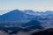 Volcanic crater at Haleakala National Park on the island of Maui, Hawaii.