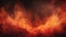 Volcanic Eruptions and Fiery Background. Collection of Orange, Red, and Black Smoke Banners with Armageddon Copy Space