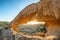 Volcanic Formation Natural Arch in Tenerife, Canary Islands, Spain