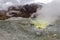 Volcanic fumaroles, active volcano Mutnovsky, Kamchatka, Russia