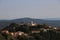 Volcanic fumaroles in the geothermal field in the town of Monterotondo M. Geothermal energy in Tuscany on the metalliferous hills