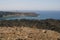 Volcanic ground of Santorini island, Greece