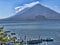 Volcanic lake Atitlan in Guatemala is considered one of the most beautiful and is a great tourist attraction