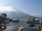 volcanic lake Atitlan in Guatemala is considered one of the most beautiful and is a great tourist attraction
