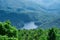 Volcanic lake Morske oko Sea Eye view from Snina Rock mountain