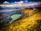 Volcanic Lake Saint Ana in Transylvania Romania
