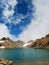 The volcanic lake on top of mount Sabalan Iran