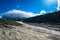 Volcanic landscape. Avachinsky Volcano - active volcano of Kamchatka Peninsula. Russia, Far East.