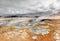 Volcanic landscape with boiling mud, Hverir - Namafjall - Iceland