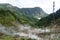 Volcanic landscape of dominica - island of the antilles in the caribbian