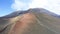 Volcanic landscape with gas chambers from Etna volcano