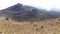 Volcanic landscape with gas chambers from Etna volcano