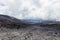 Volcanic landscape with gas chambers from Etna volcano