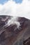 Volcanic landscape with gas chambers from Etna volcano