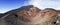 Volcanic landscape with gas chambers from Etna volcano