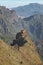 Volcanic landscape in La Palma. Caldera de Taburiente. Spain