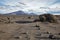 Volcanic landscape of Odadahraun lava field Highlands of Iceland Scandinavia