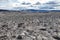 Volcanic landscape - stone and ash wasteland