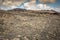 volcanic landscape at Timanfaya National Park, Lanzarote Island, Canary Islands, Spain