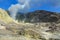 The volcanic landscape of White Island, New Zealand