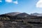 Volcanic Lanzarote landscape. Canary Islands. Spain