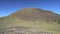 Volcanic Lava Dome Hill Formed by Solidifying Lava Rocks