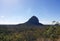 Volcanic plug Tibberoowuccum in Glass House Mountains